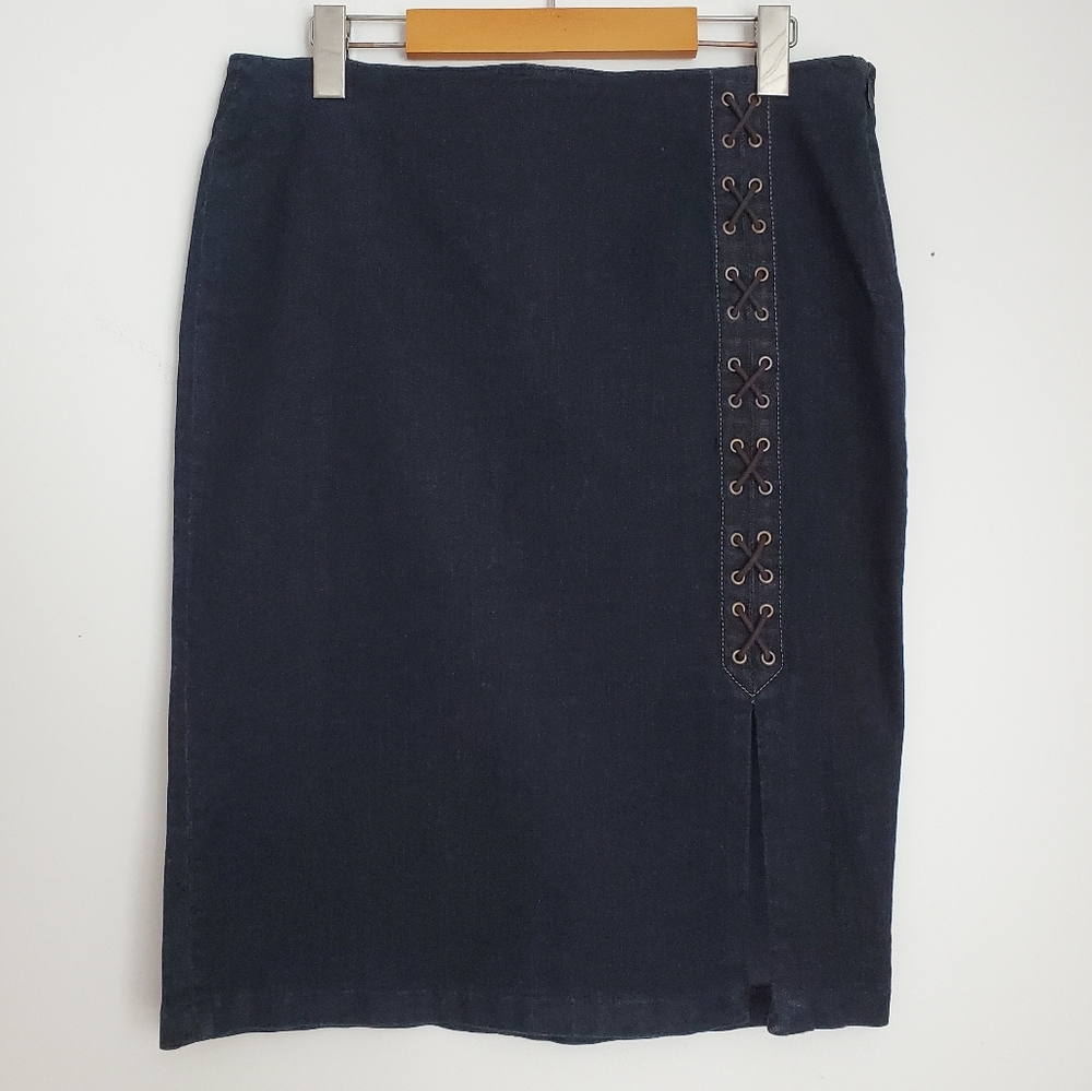 Lauren Ralph Lauren Denim Skirt Size 8
